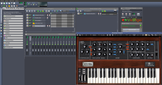 Minimoog V Original uruchomiony w DAW | LMMS – Wtyczka VeSTige i instalacja pluginów VST