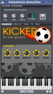 plugin Kicker do kicku i stopy perkusyjnej